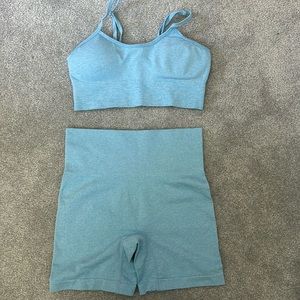 Workout set. Baby blue. Size small.
